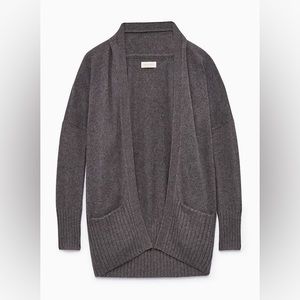 NWT Aritzia Azure Skies Lenox cardigan Heather Chalet XS Cashmere blend
